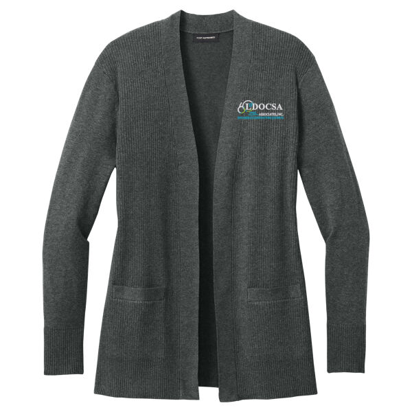 Women's Easy Care Open Front Cardigan Sweater Thumbnail
