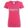 Women’s Glitter V-Neck T-Shirt Thumbnail